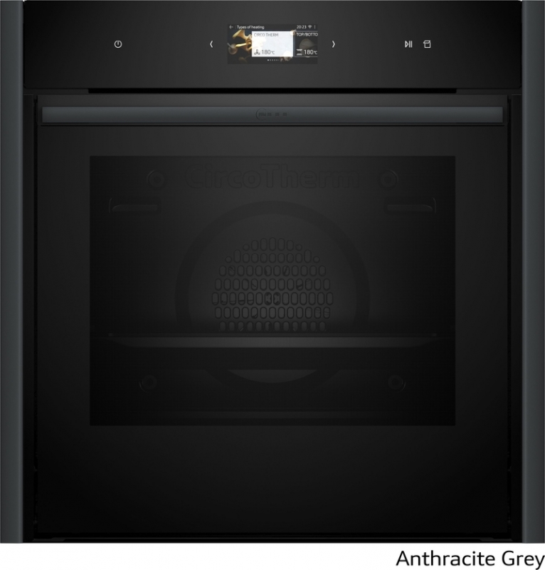 Neff BFS53A, built-in oven B59FS3AY0, Anthracite Grey, EEK: A+, WITH 7 YEAR WARRANTY