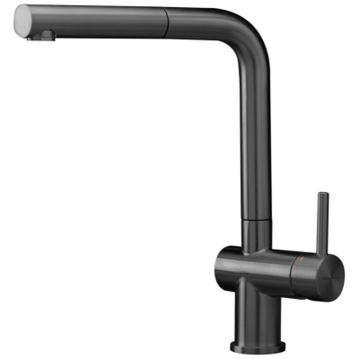 Reginox Cedar ühe hoovaga mikser roostevaba teras, värvipüstol metall II, tõmbetila kõrgsurve, R38772