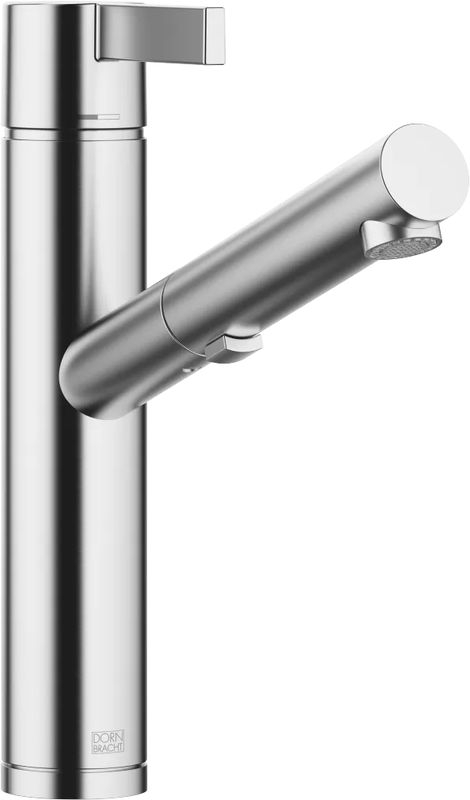 Dornbracht Eno Pull-Out, однорычажный смеситель с выдвижным изливом, высокое давление, матовый хром (под нержавеющую сталь), 33876760-93