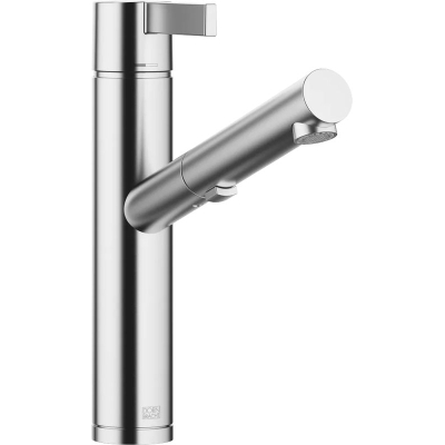 Dornbracht Eno väljatõmmatav ühe hoovaga segisti väljatõmmatava tilaga, kõrgsurve, harjatud kroom (roostevabast terasest välimus), 33876760-93