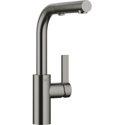 Dornbracht Elio ühe hoovaga väljatõmmatav mikser väljatõmmatava tilaga, kõrgsurve, tume plaatina harjatud, 33871790-99