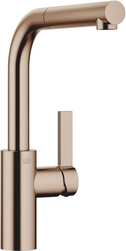 Dornbracht Elio Pull-Out single lever mixer with pull-out spout, high pressure, brushed bronze, 33840790-42