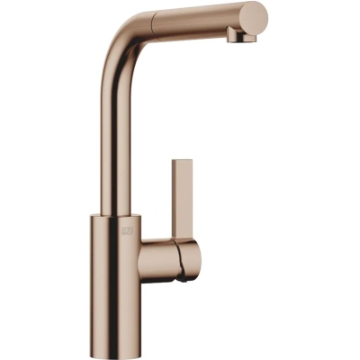 Dornbracht Elio ühe hoovaga väljatõmmatav mikser väljatõmmatava tilaga, kõrgsurve, harjatud pronks, 33840790-42