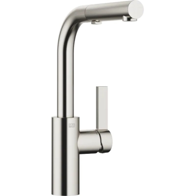 Dornbracht Elio ühe hoovaga väljatõmmatav mikser väljatõmmatava tilaga, kõrgsurve, harjatud plaatina, 33871790-06