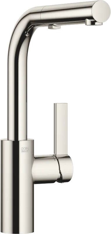 Dornbracht Elio Pull-Out single lever mixer with pull-out spout, high pressure, platinum, 33871790-08