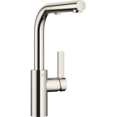 Dornbracht Elio ühe hoovaga väljatõmmatav mikser väljatõmmatava tilaga, kõrgsurve, plaatina, 33871790-08