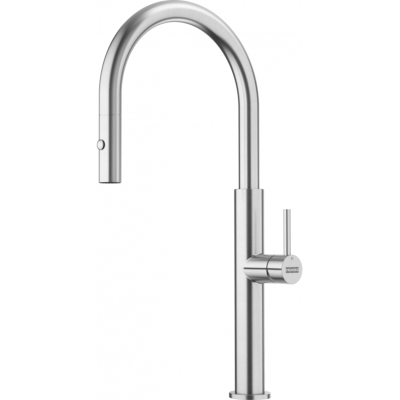 Franke Pescara J ühe hoova segisti, kõrgsurvetõmbetila, tahke roostevaba teras, 115.0741.694