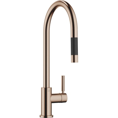 Dornbracht Tara allatõmmatav ühe hoovaga dušisegisti, kõrgsurve, harjatud pronks, 33870888-42