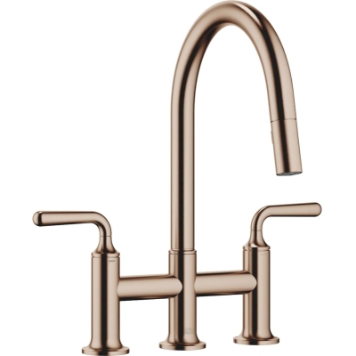 Dornbracht VAIA kolme auguga allatõmmatav sildsegisti dušifunktsiooniga - harjatud pronks, 19870809-42