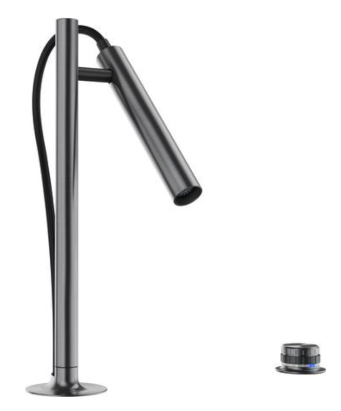 Blanco Luneoo-S, high pressure fixed spout, satin dark steel, 527975