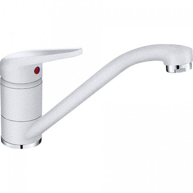 Franke Novara-Plus single lever mixer, high pressure fixed spout, Glacier, 115.0470.658