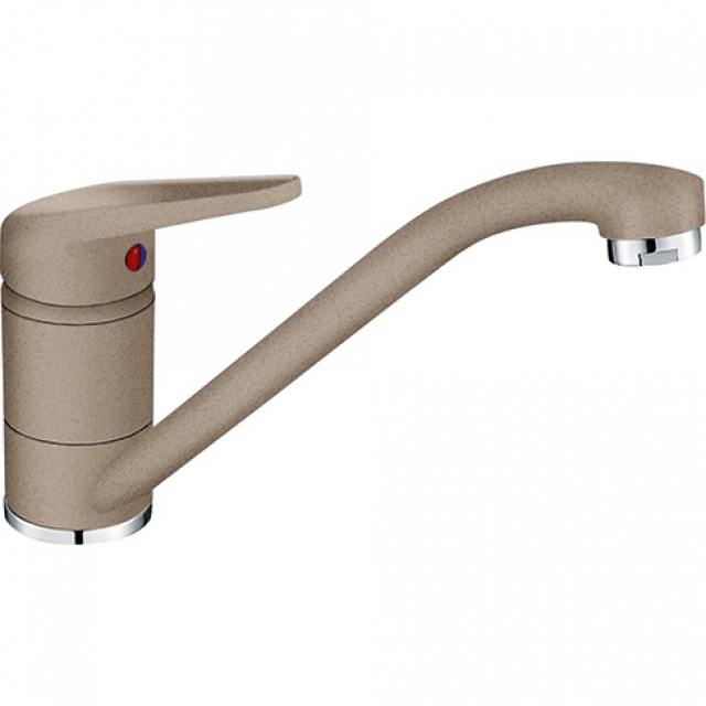 Franke Novara-Plus single lever mixer, high pressure fixed spout, cashmere, 115.0470.655