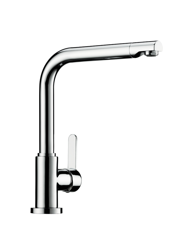 Naber Portare 1, chrome, high pressure fitting, sink fitting, single lever mixer, swiveling, 5021300