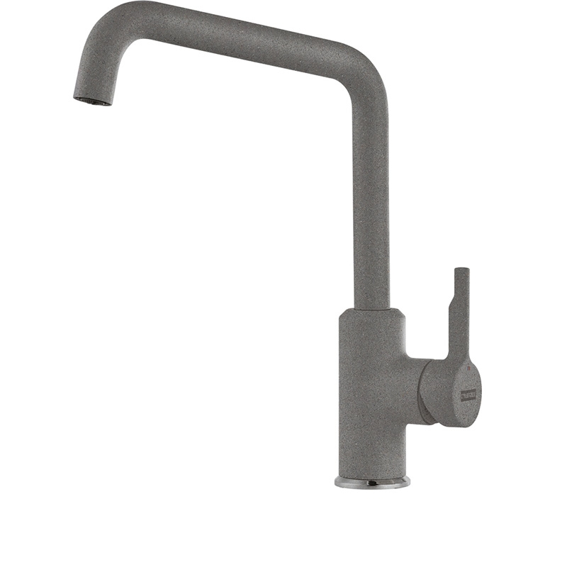 Franke Urban single lever mixer, high pressure fixed spout, stone gray, 115.0595.069