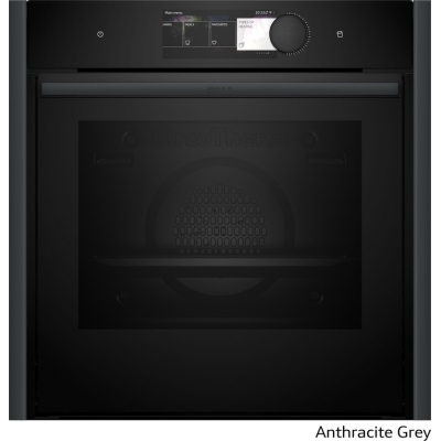 Neff B69VY7MY0, built-in oven with Vario Steam, Anthracite Gray Z9060AY0, EEK: A+, WITH 7 YEAR WARRANTY