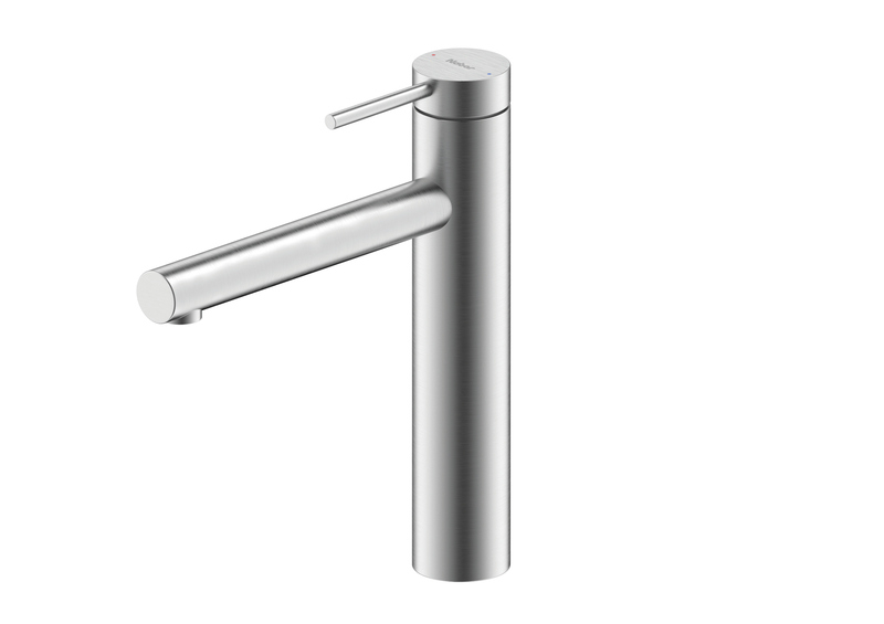 Naber SERVIZIO Namor® 1, stainless steel, with laminar jet regulator, high pressure, swiveling, 5025001