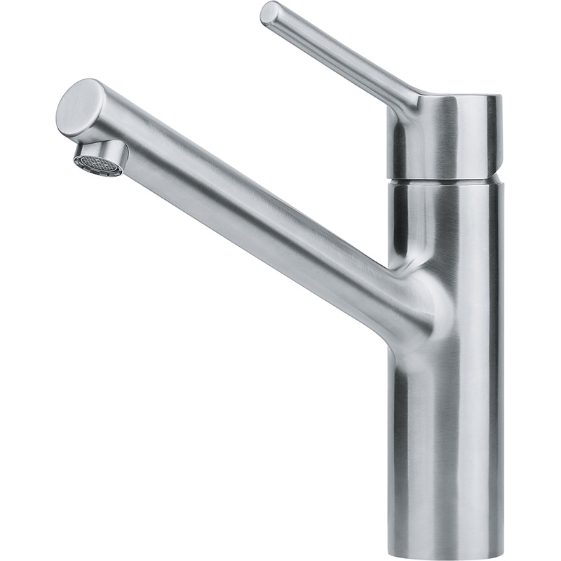 Franke Taros-Neo single lever mixer, high pressure fixed spout, stainless steel, 115.0596.320
