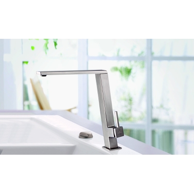 Unikaalne ese #2971 Villeroy &amp; Bochi liitmik Finera Square Slope tahke roostevaba teras, kõrge rõhuga fikseeritud tila, 927700LC