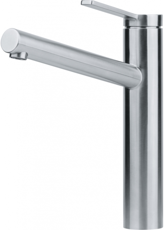 Franke Tango Neo single lever mixer, high pressure fixed spout, stainless steel, 115.0596.387
