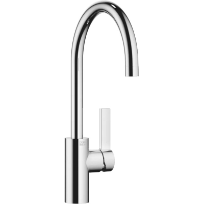 Dornbracht TARA ULTRA ühe hoova segisti kraanikausile/professionaalsele dušile - kroom, fikseeritud tilaga, kõrgsurve, 33836875-00