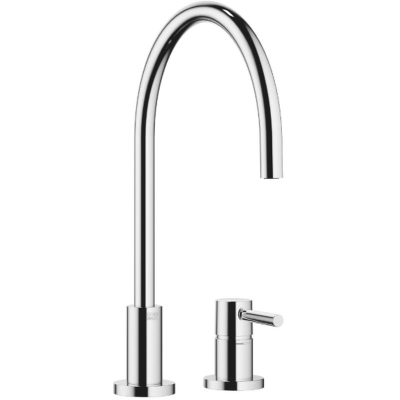 Dornbracht TARA ühe hoovaga segisti, kahe auguga segisti üksikute rosettidega, kõrgsurve, kroom, 32816888-00