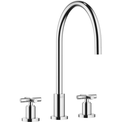 Dornbracht TARA kolme auguga aku - kroom, 20816892-00