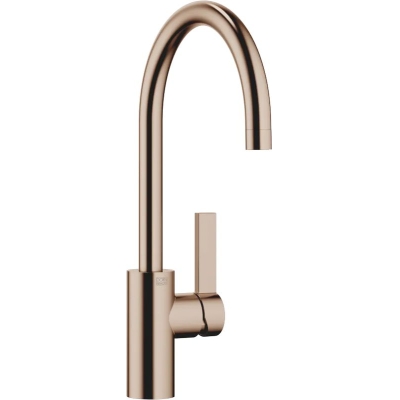 Dornbracht Tara Ultra ühe hoovaga segisti fikseeritud tilaga, kõrgsurve, harjatud pronks, 33800875-42