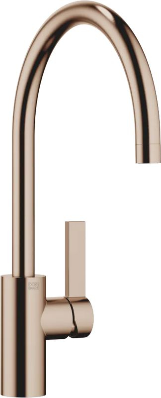 Dornbracht Tara Ultra single lever mixer with fixed spout, high pressure, brushed bronze, 33816875-42