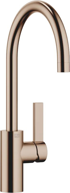 Dornbracht TARA ULTRA Смеситель однорычажный для раковины/профессионального душа - матовая бронза, с фиксированным изливом, высокое давление, 33836875-42