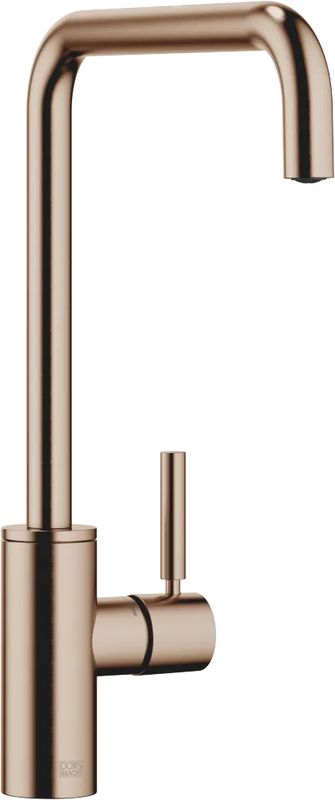 Dornbracht META SQUARE однорычажный смеситель, высокое давление, матовая бронза, 33815861-42