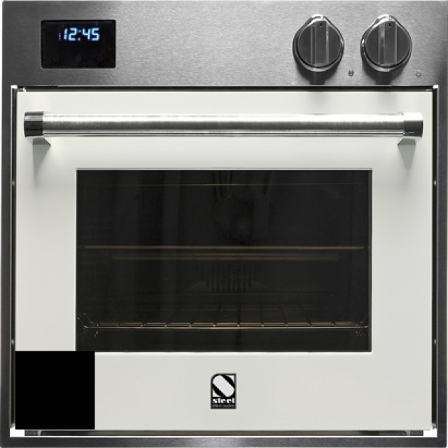 Steel Genesi 60x60, built-in oven, Combisteam, color black, GFE6-SBA, with 5 year guarantee!