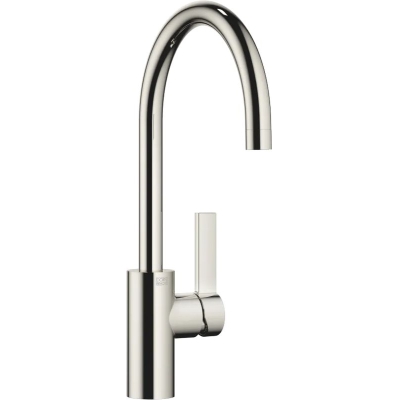 Dornbracht TARA ULTRA ühe hoova segisti valamu/professionaalse duši jaoks - plaatina, fikseeritud tilaga, kõrgsurve, 33836875-08