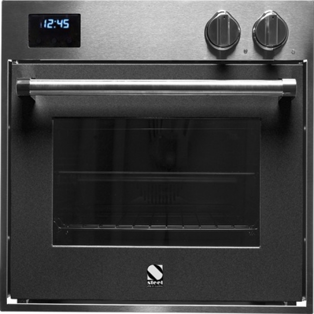 Steel Genesi 60x60, built-in oven, Combisteam, color anthracite, GFE6-SAN, with 5 year guarantee!