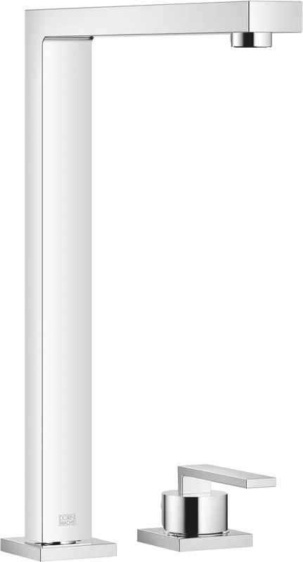 Dornbracht LOT ühe hoovaga segisti, kahe auguga segisti üksikute rosettidega, kõrgsurve, kroom, 32815680-00