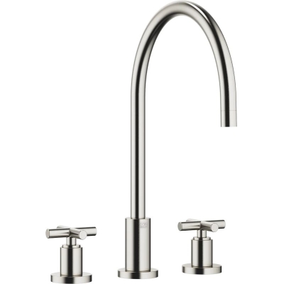 Dornbracht TARA kolme auguga aku - harjatud plaatina, 20816892-06