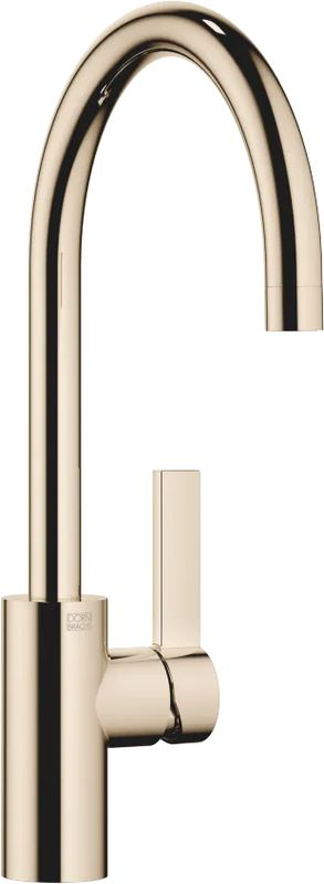 Dornbracht TARA ULTRA single lever mixer for sink/professional shower - Champagne, with fixed spout, high pressure, 33836875-47