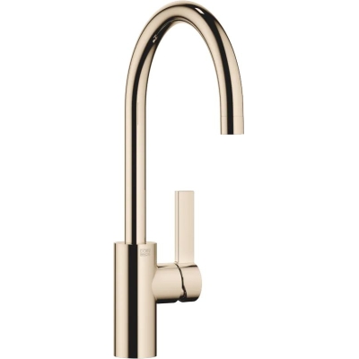 Dornbracht TARA ULTRA ühe hoova segisti valamu/professionaalse duši jaoks - šampanja, fikseeritud tilaga, kõrgsurve, 33836875-47