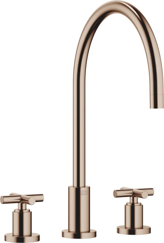 Dornbracht TARA kolme auguga aku - harjatud pronks, 20816892-42