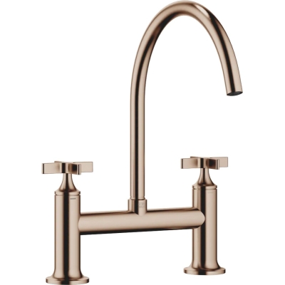 Dornbracht VAIA kahe auguga sildsegisti valamu/professionaalse duši jaoks - harjatud pronks, 19825809-42