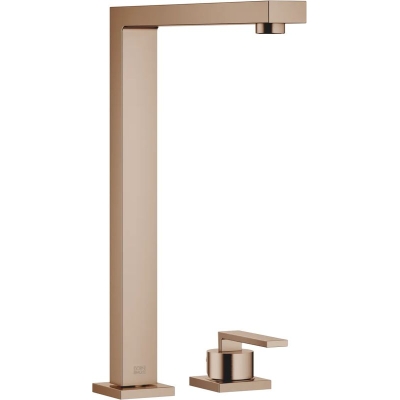 Dornbracht LOT ühe hoova segisti, kahe auguga mikser üksikute rosettidega, kõrgsurve, harjatud pronks, 32815680-42