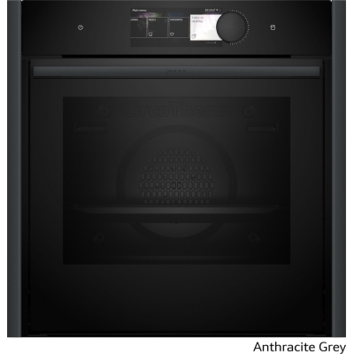 Neff B69FY5CY0, built-in oven with FullSteam, Anthracite Gray Z9060AY0, EEK: A+, WITH 7 YEAR WARRANTY