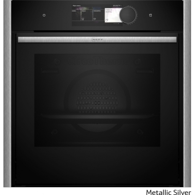 Neff B69FY5CY0, built-in oven with FullSteam, Metallic Silver Z9060MY0, EEK: A+, WITH 7 YEAR WARRANTY