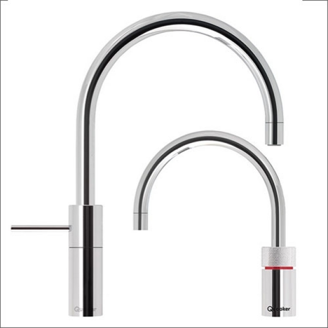 Quooker Nordic Round Twintaps, PRO3-VAQ, блестящий хром, NMRCHRNSRCHRPRO3, ГАРАНТИЯ 7 ЛЕТ