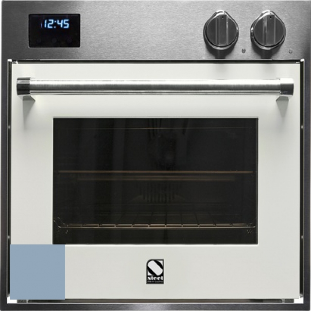 Steel Genesi 60x60, built-in oven, Combisteam, color Celeste, GFE6-SCE, with 5 year guarantee!