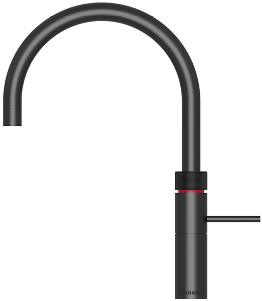 Quooker Fusion Round, COMBI+ Plus, must, FNRBLKCOMBI+, 7-aastane GARANTII