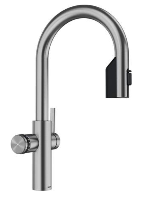 Blanco Choice Icona-C, фиксированный излив высокого давления, матовая нержавеющая сталь, 527928