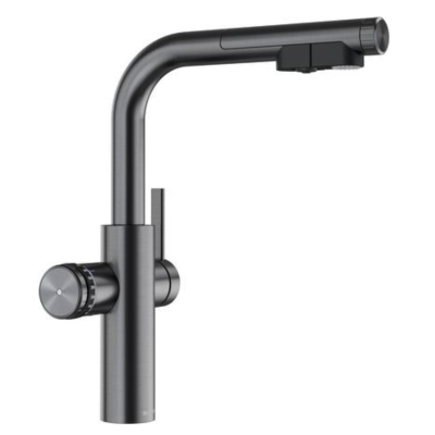 Blanco Choice Icona-L, kõrge rõhuga fikseeritud tila, satiin tume teras, 527926