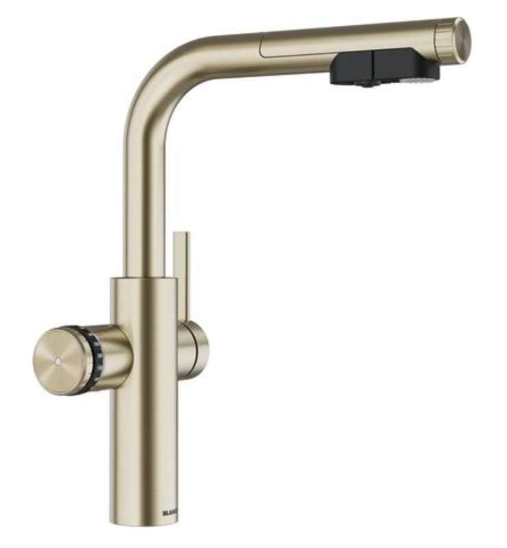 Blanco Choice Icona-L, high pressure fixed spout, satin gold, 527925