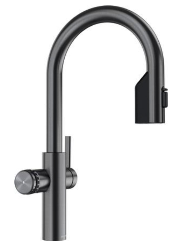 Blanco Choice Icona-C, фиксированный излив высокого давления, темная сатинированная сталь, 527931