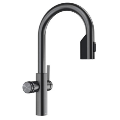 Blanco Choice Icona-C, kõrge rõhuga fikseeritud tila, satiin tume teras, 527931